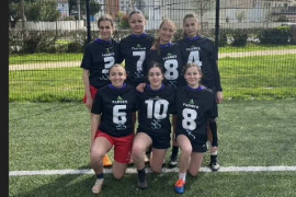 Equipe féminine rugby touché à 5